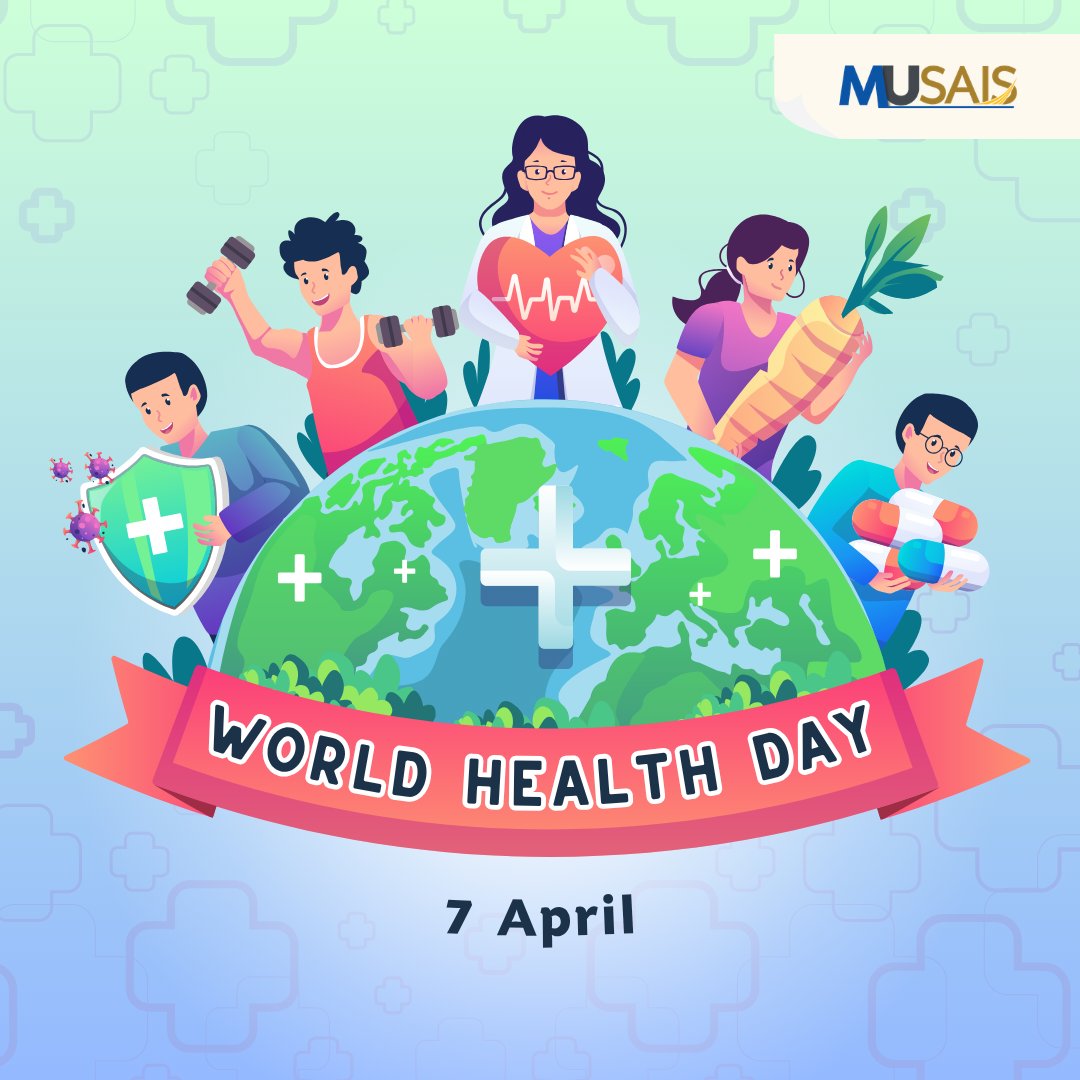 MahidolGlobal's tweet photo. How are you taking care of your health today?

On April 7, we celebrate #WorldHealthDay, a day that encourages everyone to focus on healthier habits and well-being.💪🏻 https://t.co/Ei7Ih4MouK