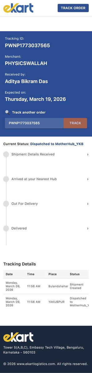 Aditya Bikram Das tweet media