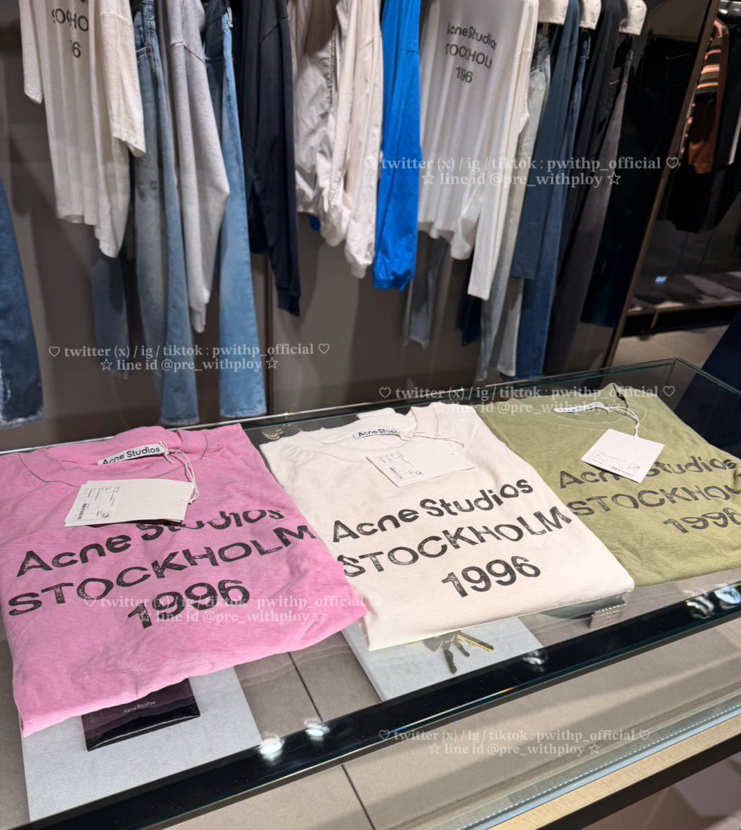 pwithp_official's tweet image. 🥺 ต้องการพันธมิตรช่วยซื้อ Acne Studios มาก
ตอนนี้คือออกจากสาขานี้ไปสาขาโน้น จากนู้นมานี่
ทีม #prewithploy สนุกกันมาก แล้ว size คือแอบ งง บอก unisex แต่แยก ช-ญ 55 แต่จริงๆก็ unisex นะค้า ถ้าลูกค้าไม่ชัวร์ size สามารถทักปรึกษากับแอดมินได้อีกทีนะคะเราจะช่วยกันค้นหา size ที่ใช่!👐🏻