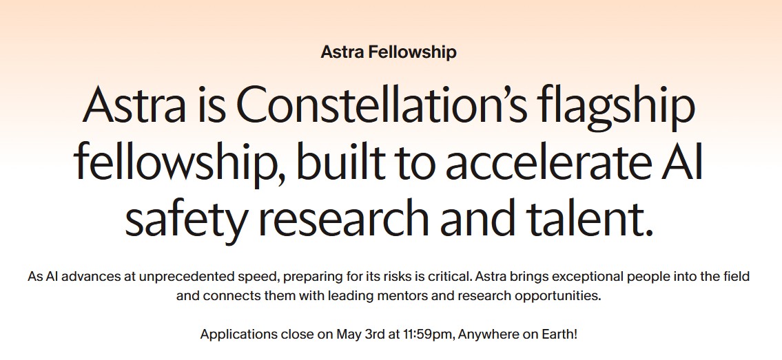 Lawyerin4Africa's tweet image. Astra Fellowship
Deadline: May 7
constellation.org/programs/astra