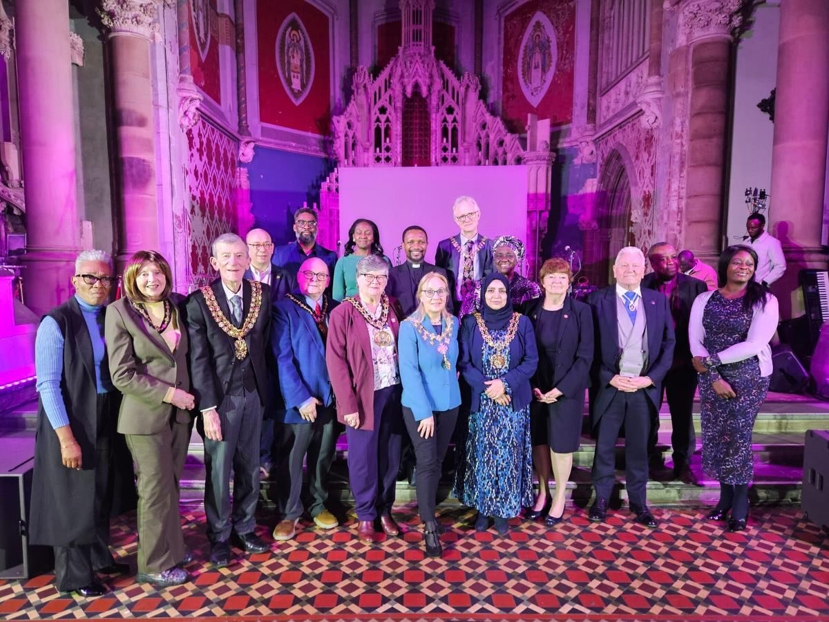 HighSheriffGM's tweet photo. 8th March, I attended an event at Gorton Monastery honouring lives impacted by Covid across Caribbean &amp; African communities in Manchester. A powerful moment of reflection on loss, resilience and community strength. https://t.co/qenDhRT8XV