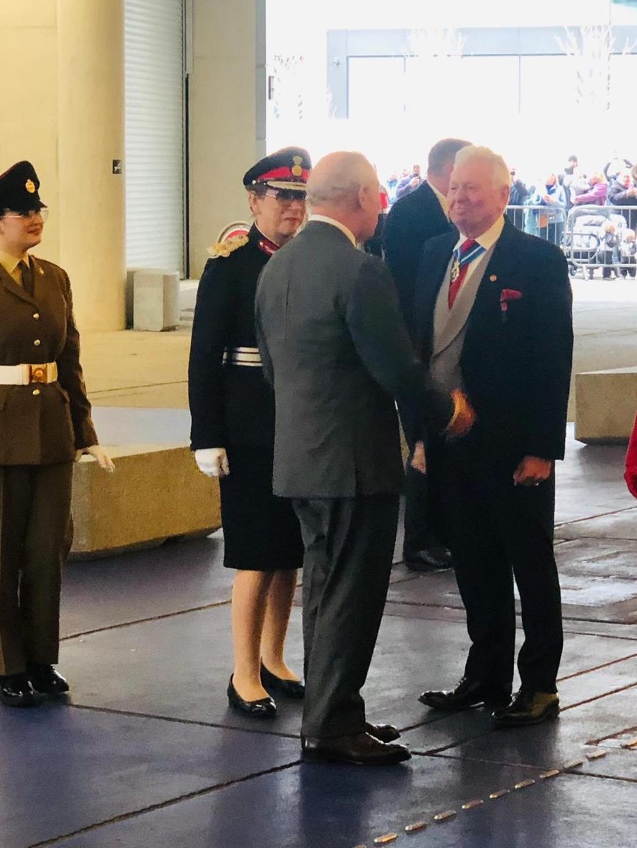 HighSheriffGM's tweet photo. On Monday, 16 March, I had the honour of welcoming dignitaries for a visit by King Charles III to Aviva Studios. Joined by civic leaders and partners for a proud moment in Manchester. https://t.co/QOYdyXQCaX