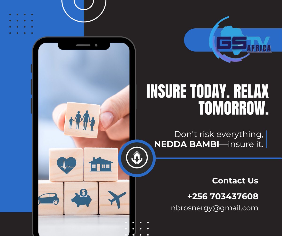 GstvAfrica's tweet photo. Your future deserves protection.
Make the smart move—insure today and relax tomorrow. #gstvafrica #DrivingInsuranceGrowth https://t.co/gZqqqREvn9