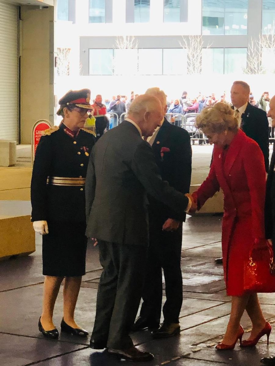 HighSheriffGM's tweet photo. On Monday, 16 March, I had the honour of welcoming dignitaries for a visit by King Charles III to Aviva Studios. Joined by civic leaders and partners for a proud moment in Manchester. https://t.co/QOYdyXQCaX