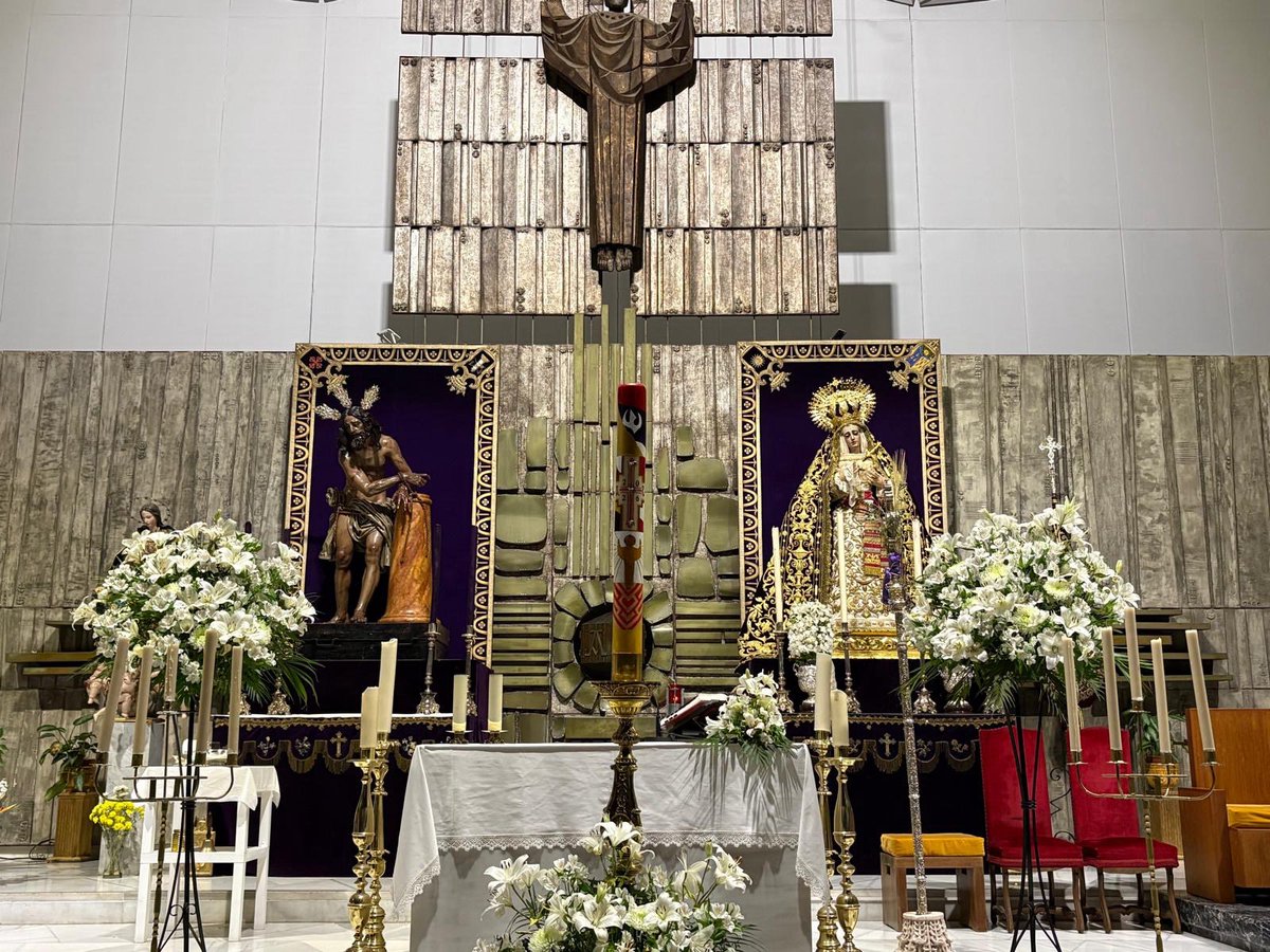 columnayazotes's tweet photo. Nuestros Sagrados Titulares han regresado a la @prqlosremedios, tras el esplendoroso y fructífero Jueves Santo vivido junto a Ellos. 

Damos gracias a Dios por los momentos de fe vividos desde la intimidad de la Estación de Penitencia. https://t.co/jTUzW8e3zB