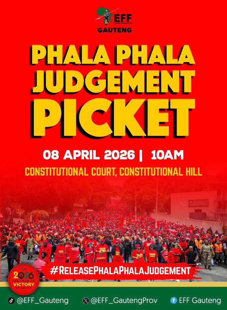 MaponyaRamodike's tweet photo. The constitutional court must do its job and release the phalaphala judgement. Currently they are failing us as a country. Justice delayed is justice denied βπΎβ₯οΈππ€.
#ReleasePhalaphalaJudgement
#Screenshotrevolution #Followafighter #EFF #EngageAFigther #Starvethedevil #RegistertovoteEFF2026LGE
