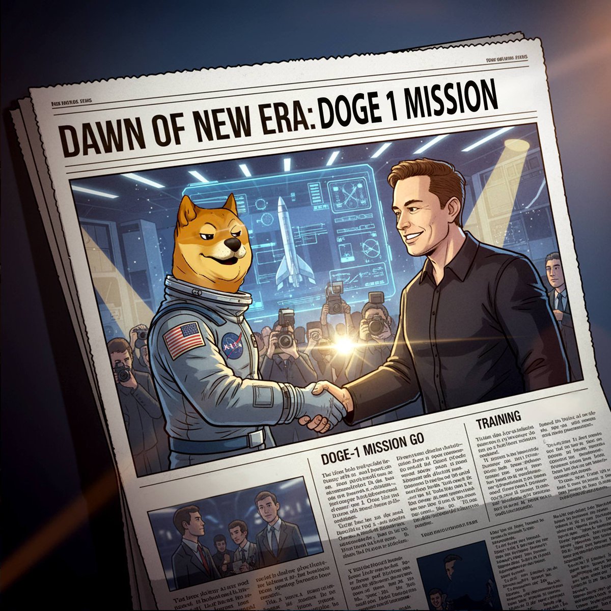 DOGE-1 Space Mission, the mission that will be heard all around the world. 🐕 🌕