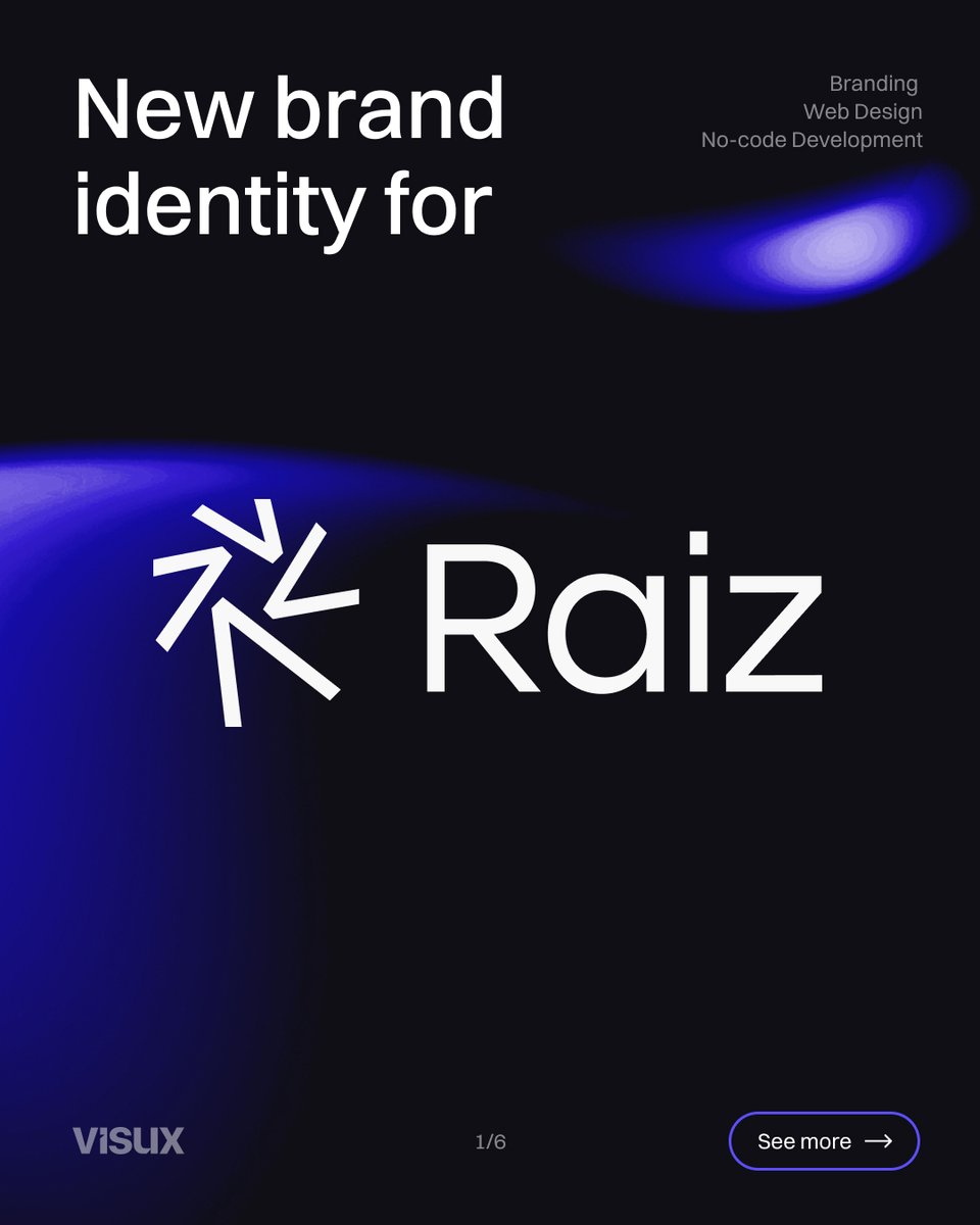 Visux_net's tweet photo. We love a good challenge. Raiz was definitely one of them.

Even if it’s launched by a large holding company, building a brand from scratch is never simple. No name, no shortcuts. Just a clear goal and a lot to figure out along the way. Raiz is an unorthodox consulting company specializing in Rillet ERP implementation.

We started with naming, then shaped the foundations of the brand, its voice and identity. From there, we designed everything end to end and built a website focused on introducing the product to the market in the right way.

In the end, we created something that feels trustworthy, professional, and ready to operate in a corporate environment.

Great working with Payton Mills and Mackenzie Kashchy on this one.

Excited to see how Raiz grows. Fingers crossed! 🤞