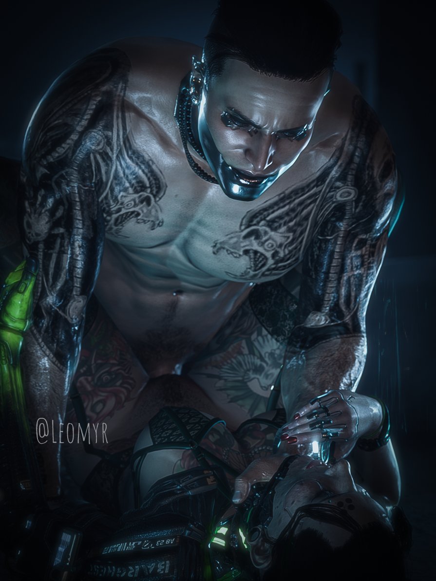Leomyr_vp's tweet photo. I'll make you wet! 🖤
Collab with amazing girl Lu! She belongs to @luvektor 
Btw you can find this hot pose pack "under your skin" soon on Nexus!
#Cyberpunk2077character #Cyberpunk2077v #malev #femalev #cyberpunk2077nsfw #virtualphotography https://t.co/ghLwUJwDCy