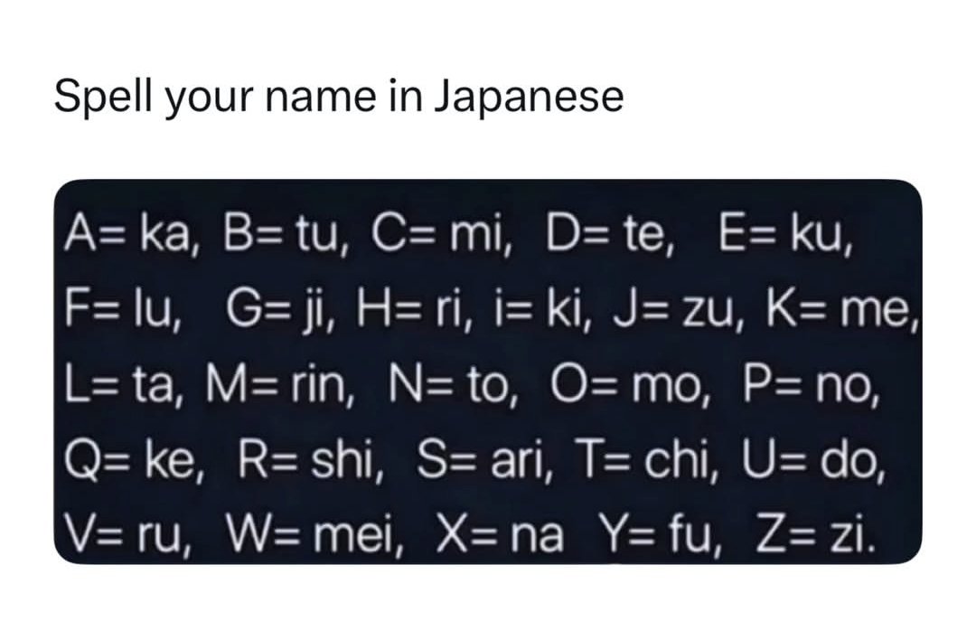 Myepica's tweet photo. I will henceforth be addressed as Noshikachikiturika. 
What's your name? https://t.co/MIq30keN2i