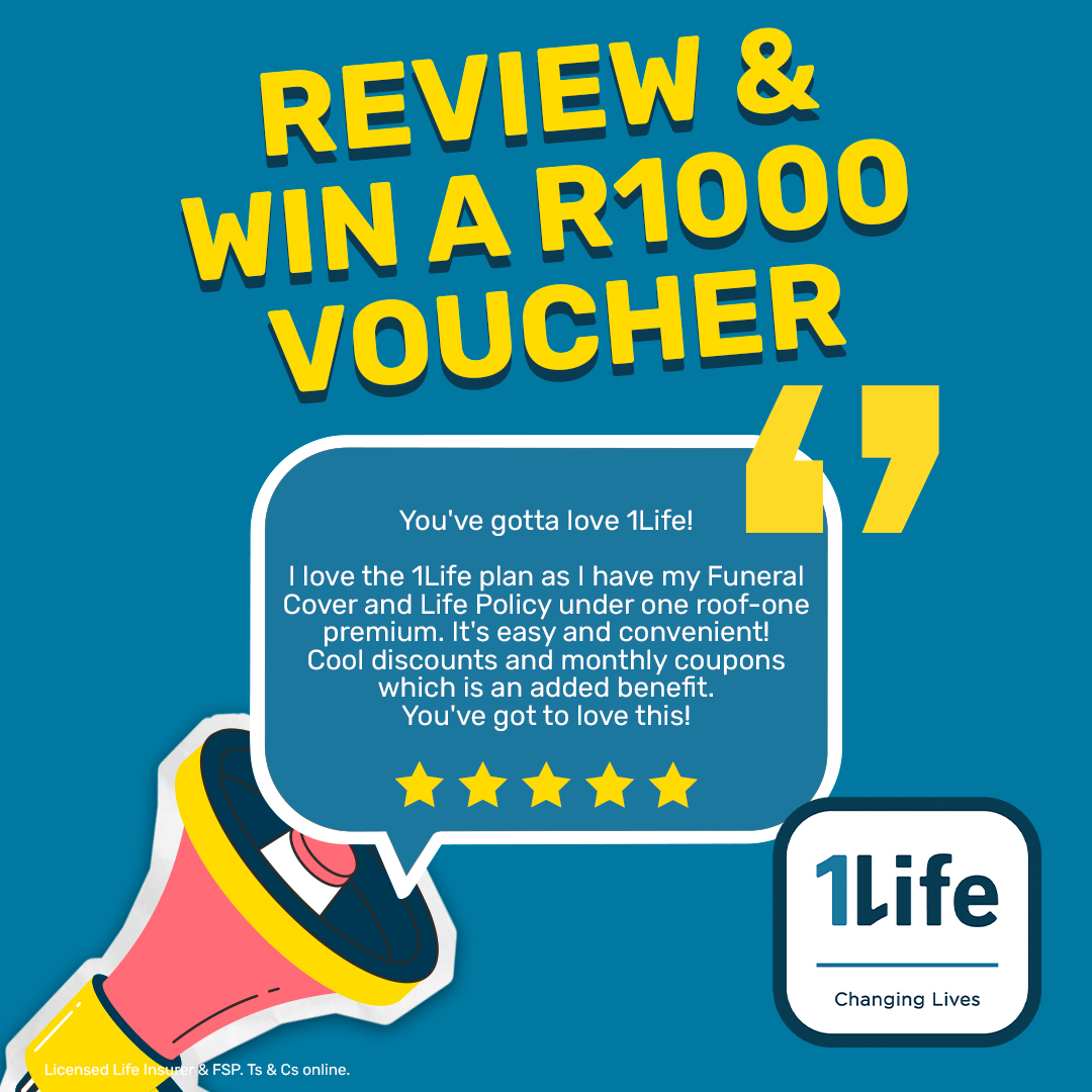 1life_insurance's tweet image. You’re just a quick click-type-post away from your chance to win a R1 000 voucher! Find the link below👇🏾