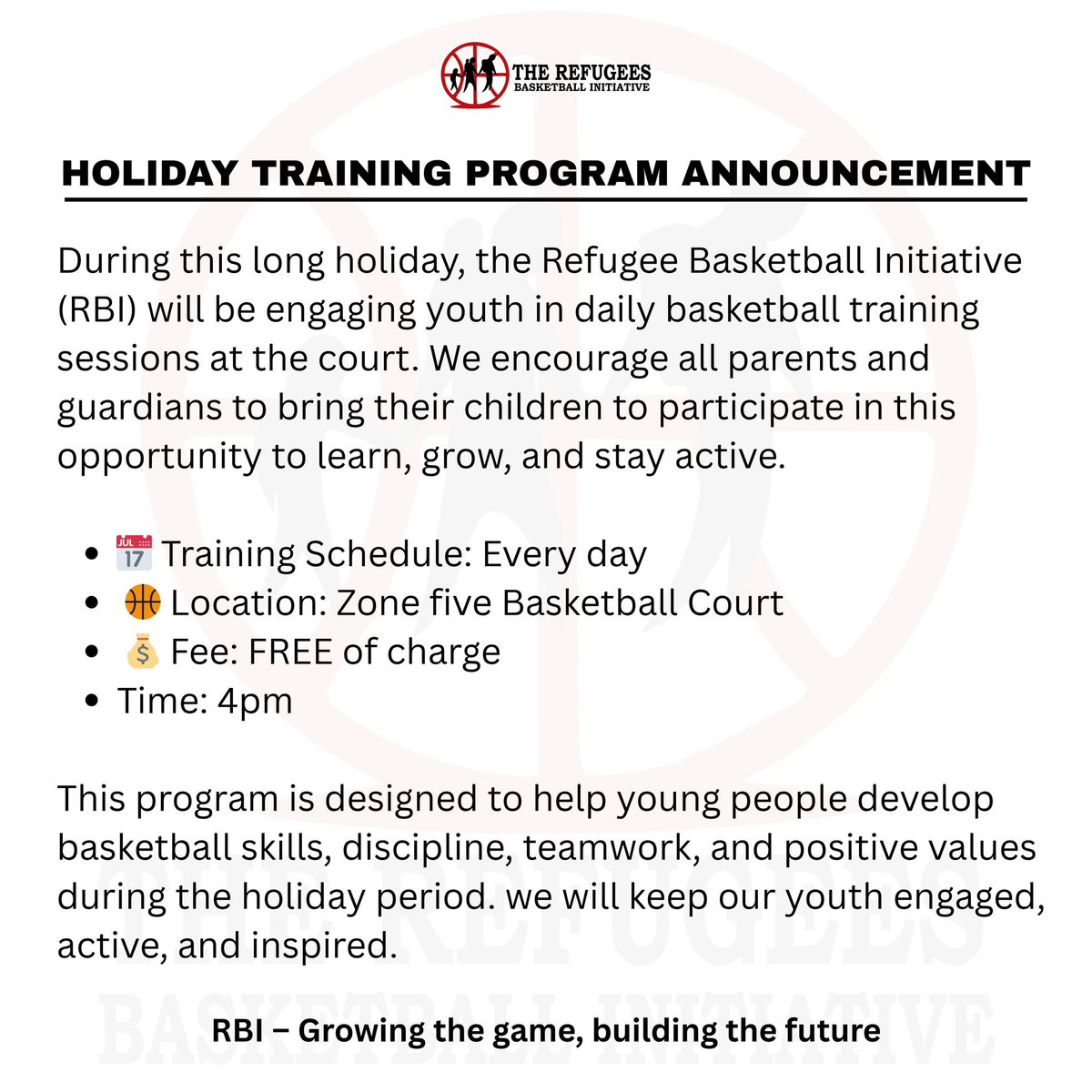 The Refugees Basketball tweet media