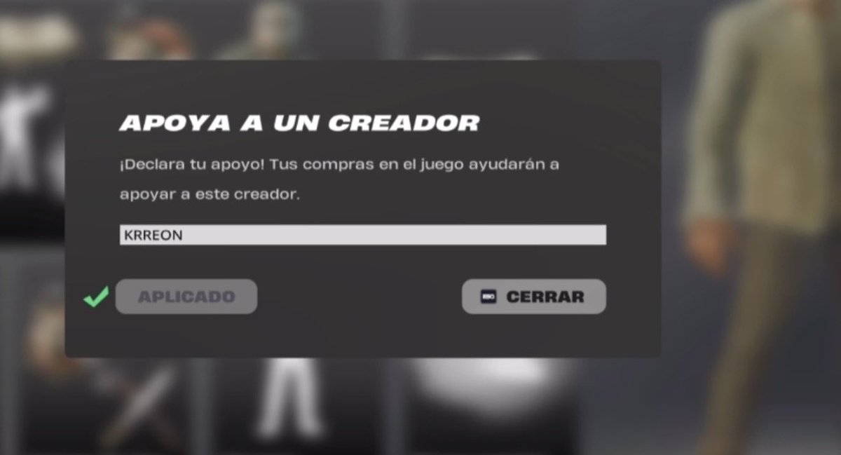 Sl1kss's tweet photo. Usando el mejor code @KrreonFN https://t.co/vEMbUkR846