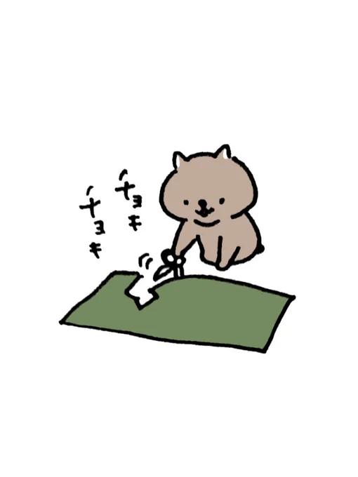 漫画「もふもふウォンバット日記」
モフちゃんの一発芸🐾 