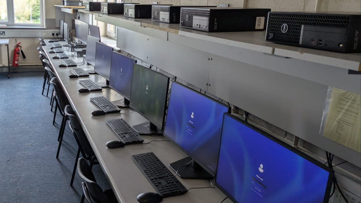 ITSystemsIE's tweet photo. Easter is a busy time here at IT Systems. 

Our team is supporting schools with DCG room installs, WiFi fit outs, student laptops and computer room upgrades. 

We deliver reliable IT that supports teaching and learning every day 📚💻 https://t.co/7OIlMUHt0I