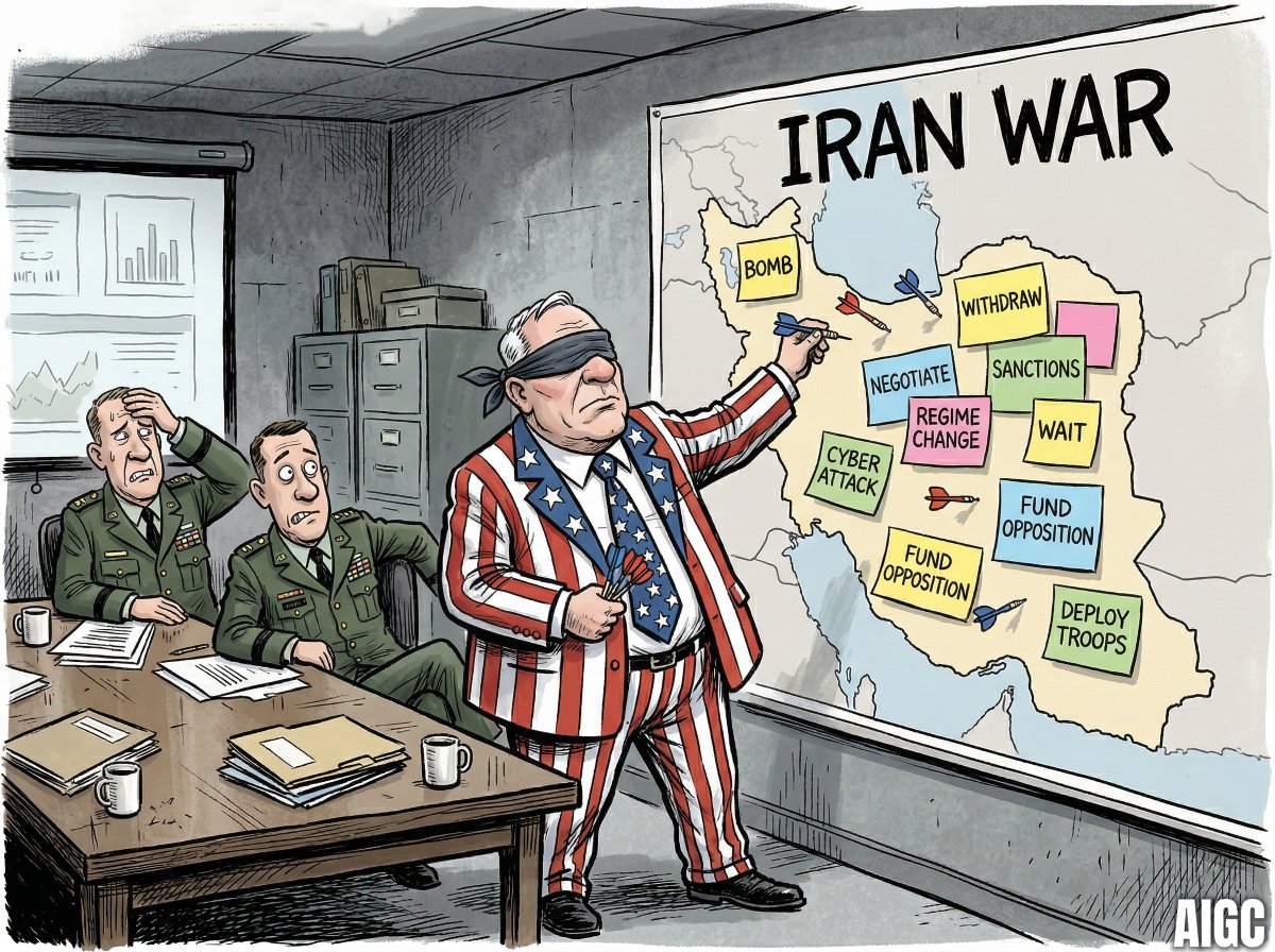 XHNews's tweet image. No Strategy = Tragedy
Well, if you set no goal, you can never lose.
#USA #IRAN #WAR
