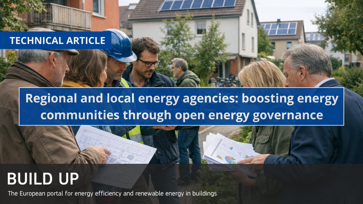 EU_BUILDUP's tweet image. 🌍Regional and local energy agencies are key enablers of Europe’s energy transition, strengthening citizen participation and fostering more inclusive, locally driven energy governance.
🔗Read the full article here: build-up.ec.europa.eu/en/resources-a…

#EnergyCommunities #EnergyEfficiency
