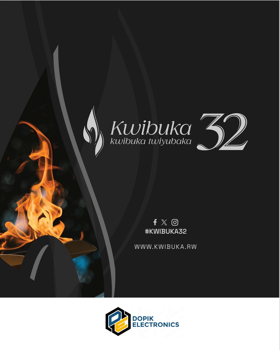 dopikelectron's tweet photo. Remember. Unite. Renew.

Today, we join the nation in honoring the memory of the victims of the 1994 Genocide against the Tutsi.

We remember the lives lost, we honor the resilience of survivors, and reaffirm our commitment to a future built on unity and humanity.

#Kwibuka32 https://t.co/nN8lJ1cXbl