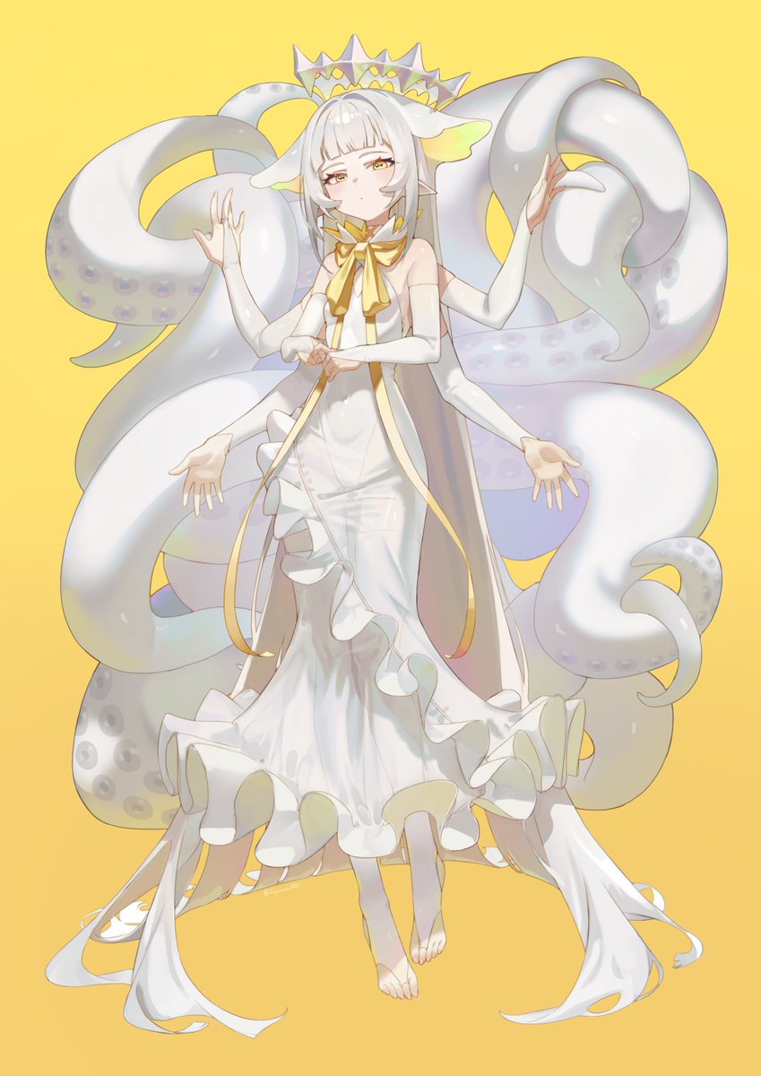 #oc 
white octopus🐙