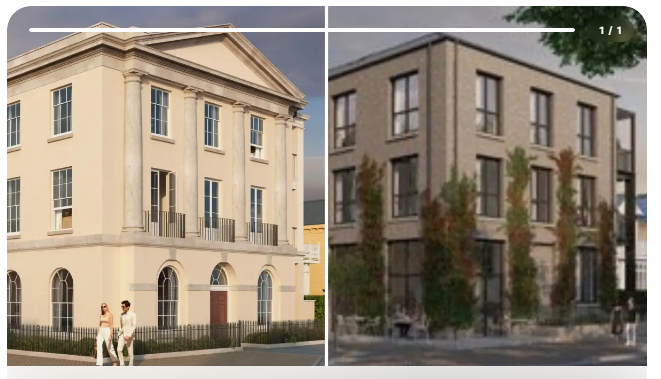 richardelwin's tweet photo. @fundypost @JoelMacManus Correct, it is not a house. It's 6 homes and a cafe and now styled blandly enough to get council approval. https://t.co/o9d6tMdFHT
