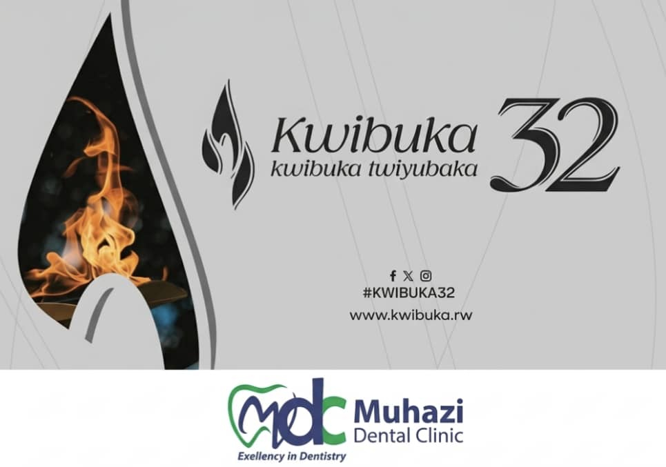 Ivuriro Muhazi Dental clinic twifatanyije n'abanyarwanda mu kwibuka ku nshuro ya 32 Genocide yakorewe abatutsi mu 1994. 
Twibuke Twiyubaka 

#Kwibuka32
#ExcellencyIndentistry