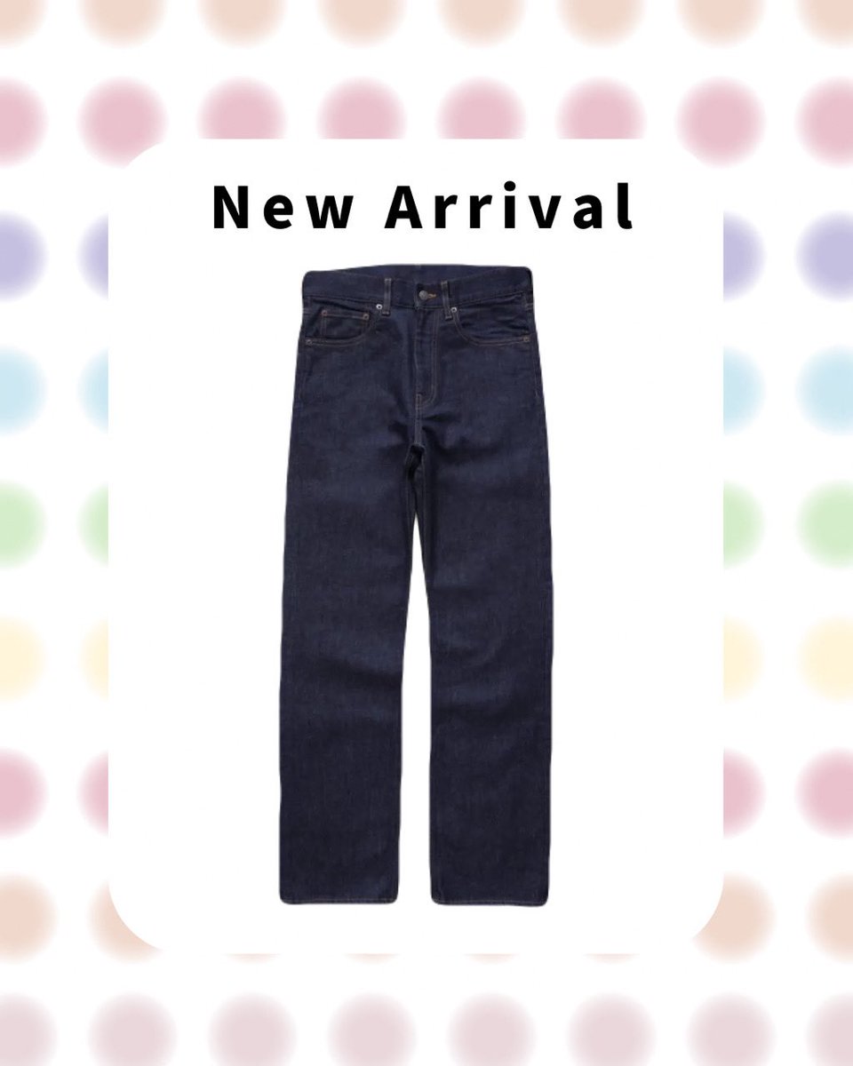 JZ_kojima's tweet photo. NEW✨
『JZストレートパンツ』OW

item number：JZPT1005
size：28,30,32,34,36,38
price：¥18,920-(tax in)

シンプルなジーンズの新作が登場✨
星型のパッチがかわいい🩷

#倉敷　
#ジーンズストリート
#美観地区　
#珍しい　
#おしゃれ https://t.co/eRPXliskB8
