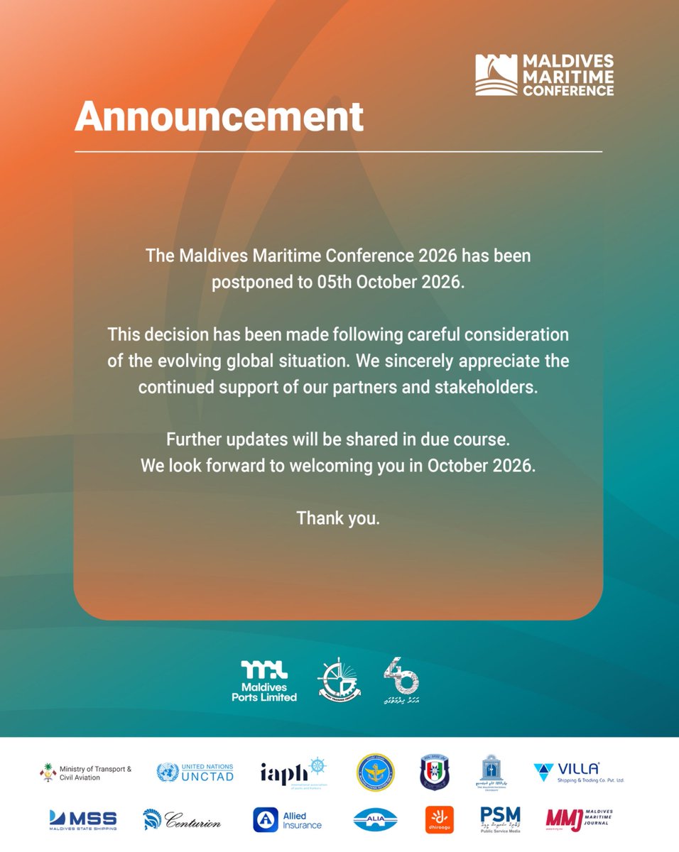 Maldives Ports Limited tweet media