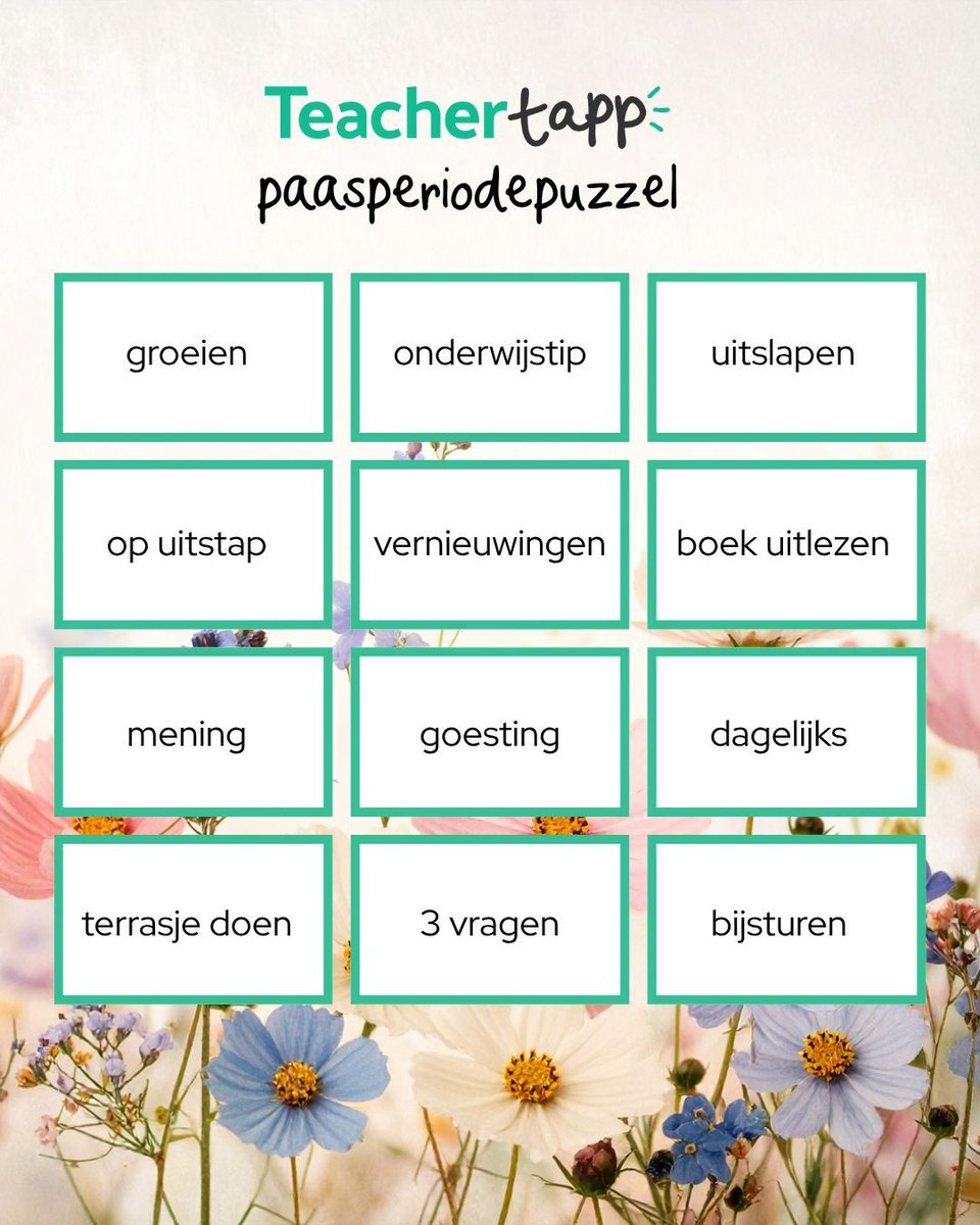 Teacher Tapp Vlaanderen tweet media