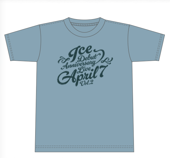 ICE30thFUTURE's tweet photo. ICE Debut Anniversary Live “April 7” vol.2
会場販売グッズ紹介
● オーガニックコットンTシャツ「April 7 vol.2」
アシッドブルー
● オーガニックコットンミニポーチ「April 7 vol.2」
４月11日大阪＆4月12日東京 https://t.co/vVU1RNhtc7
