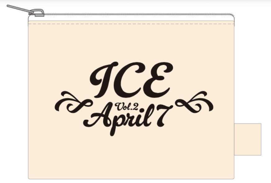 ICE30thFUTURE's tweet photo. ICE Debut Anniversary Live “April 7” vol.2
会場販売グッズ紹介
● オーガニックコットンTシャツ「April 7 vol.2」
アシッドブルー
● オーガニックコットンミニポーチ「April 7 vol.2」
４月11日大阪＆4月12日東京 https://t.co/vVU1RNhtc7
