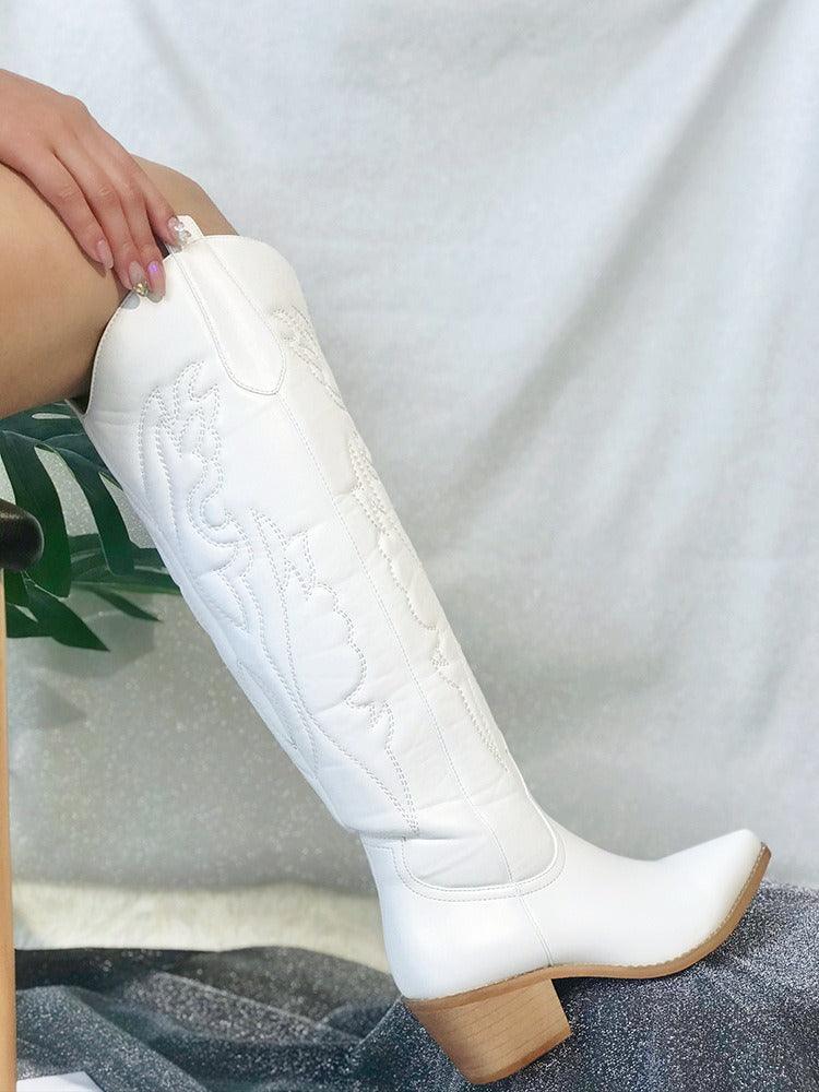 4allseason's tweet image. 🎉 Exciting news! Western Chic Cowboy Boots | Stylish Chunky Heel Knee High Boots for Cowgirls - White / 7 is now available at All Season Fashion. Get yours today!
allseasonfashion.com/products/weste…

#newinstore #shoptoday