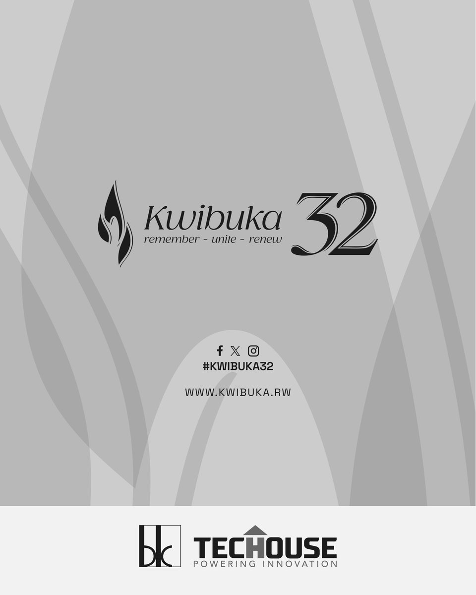 BkTecHouse's tweet photo. BK TecHouse joins Rwandans and the global community in commemorating the 1994 Genocide against the Tutsi.

Remember – Unite – Renew

#Kwibuka32 #NeverAgain https://t.co/H5jDYHWyw2