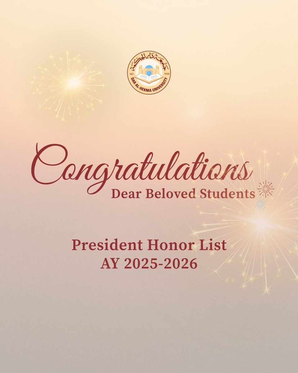 Dar Al-Hekma University - جامعة دار الحكمة tweet media