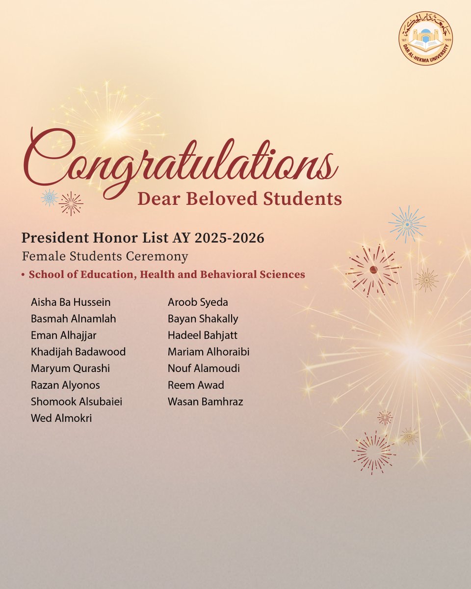 Dar Al-Hekma University - جامعة دار الحكمة tweet media