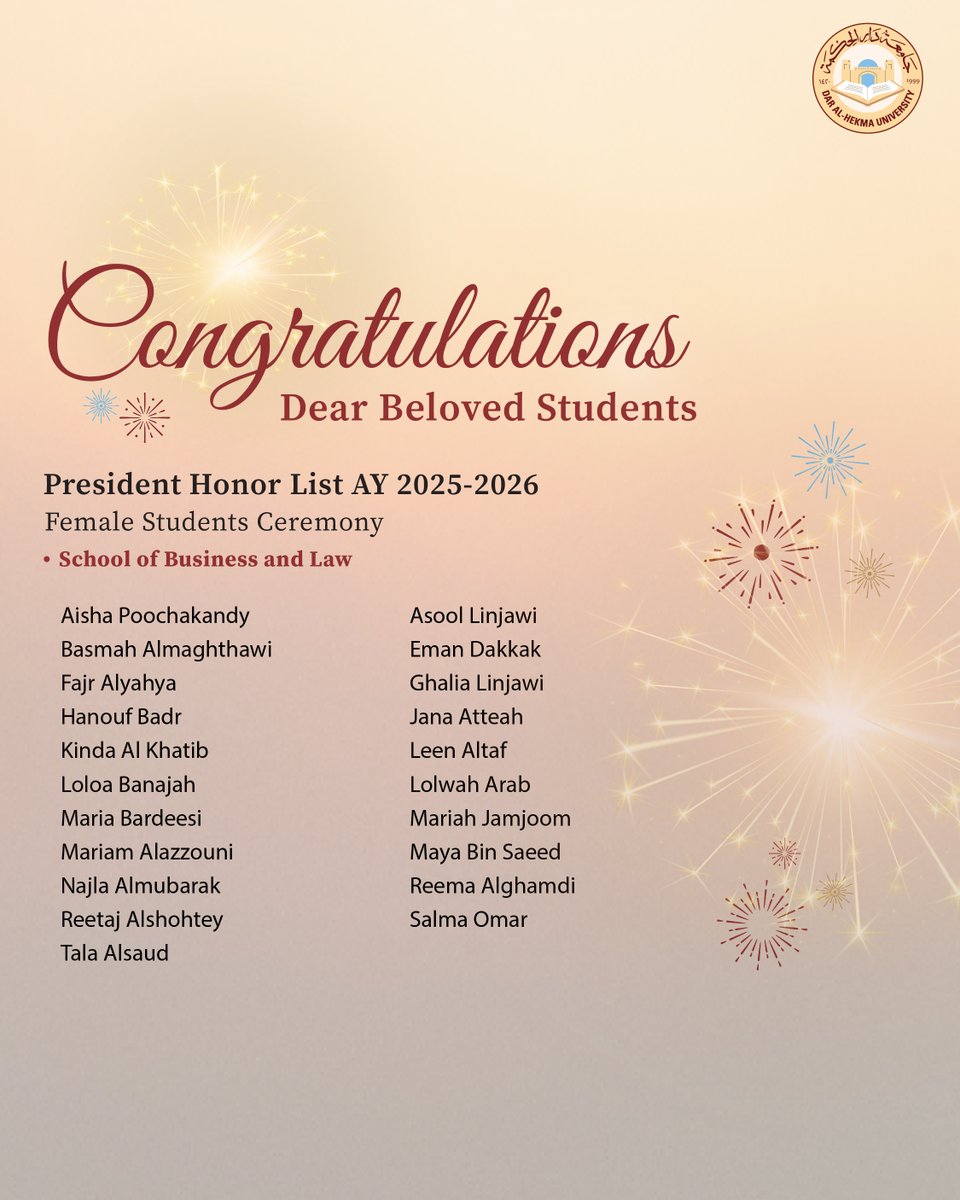 Dar Al-Hekma University - جامعة دار الحكمة tweet media