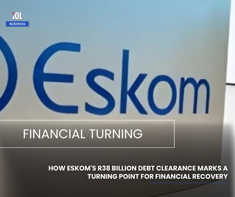 IOL's tweet image. Eskom has paid off a massive R38 billion bond, closing the chapter on one of its longest-running debt instruments and marking a “decisive milestone in the utility’s journey toward financial independence”.
#business #Eskom #paid #bond #debt #financial #independence
Read on
