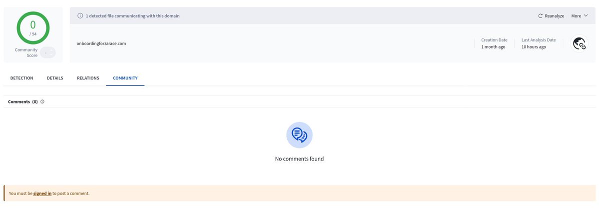 malwrhunterteam's tweet image. onboardingforzarace[.]com
🤷‍♂️