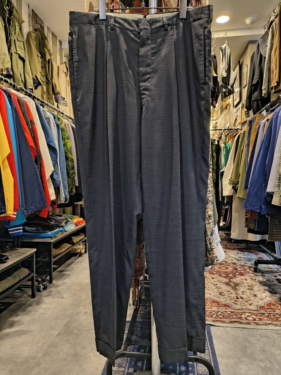 Lucky_Virus_'s tweet photo. NEW pants✨

【1950s~ USA】
WoolSlacks
DarkGray
36×30
タック入りワイドシルエット
GRIPPERアルミジップ https://t.co/20aAy5jSgQ