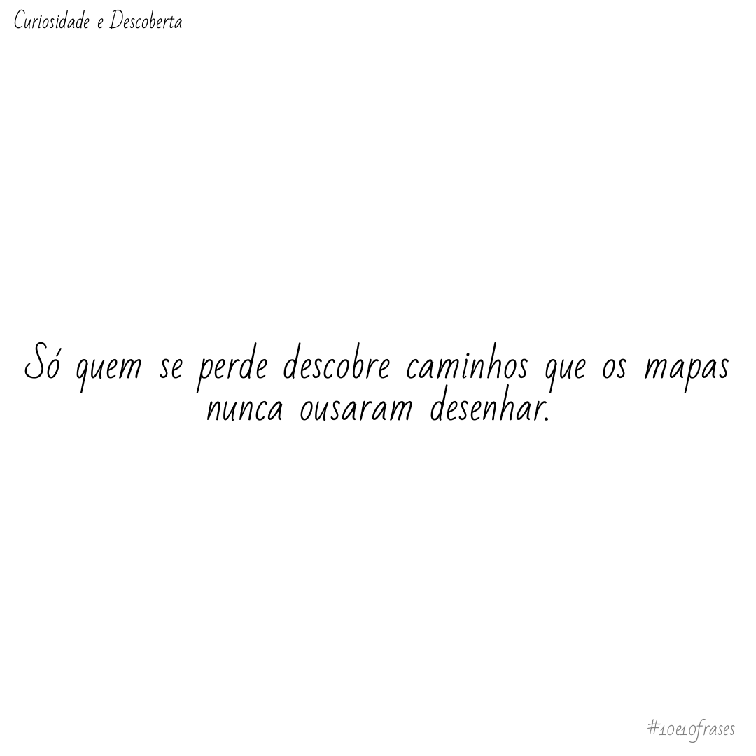 10e10Frases's tweet image. Valoriza o erro e o desvio como partes essenciais da descoberta. O perder-se é aqui símbolo de liberdade e de expansão de fronteiras interiores.

#10e10frases #descoberta #liberdade #curiosidade #viagem #reflexao #filosofia #sabedoria #vida #inspiracao

pt.wikipedia.org/wiki/Descoberta