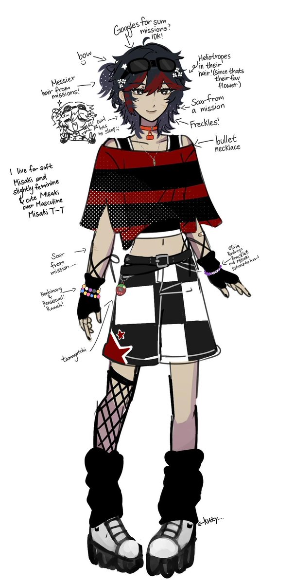MisakisSoulmate's tweet photo. I luv redesigning characters this is my misaki my misaki my misaki https://t.co/UKIc0Rtz1a