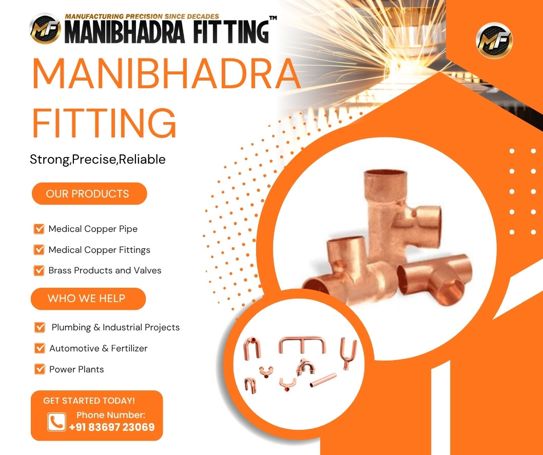 manibhadra889's tweet image. Our high-quality Copper Tee Fitting allow efficient three-way branching in copper pipeline systems. Manibhadra Fitting tees are ideal for HVAC, refrigeration and plumbing applications, ensuring balanced flow distribution.

manibhadrafittings.com/copper-fitting…

#CopperTeeFitting #CopperFitting