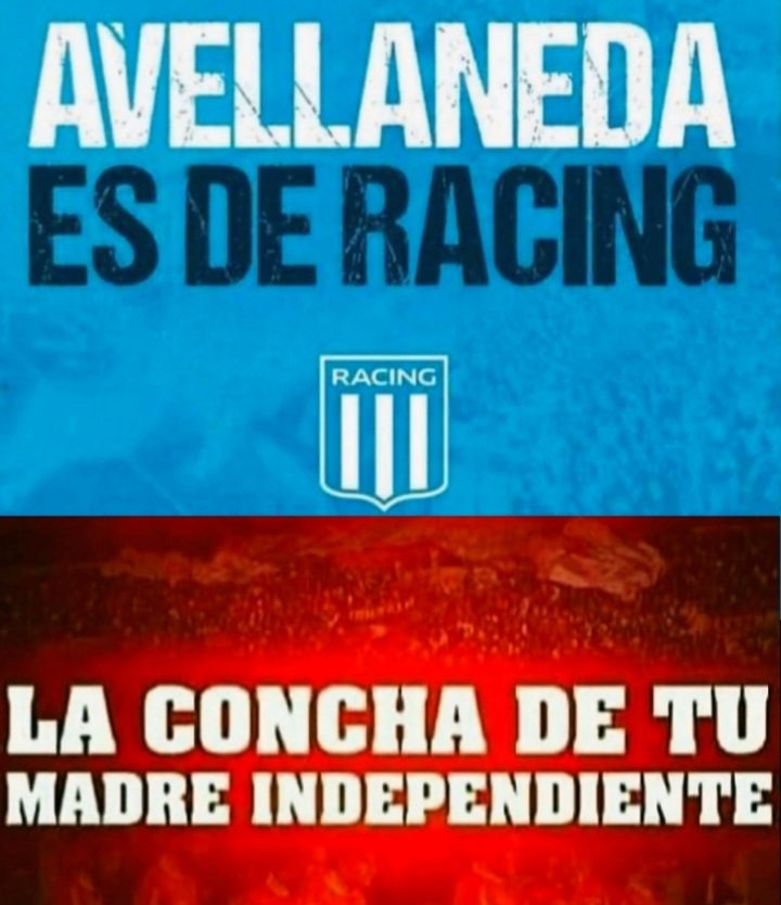 LGImperialN1's tweet photo. Gente basta de
"Chucu" la realidad del fútbol Argentino hoy es esta.
3° Grande Racing. 4° Estudiantes y 5° Lanus.
6° independiente.
La grandeza se mantiene con Campeonatos y no con historia que les contó el abuelo
Amargos tu historia  es a blanco y negro mitomano.
LGI 1958-2002. https://t.co/5Is1tvIYAy