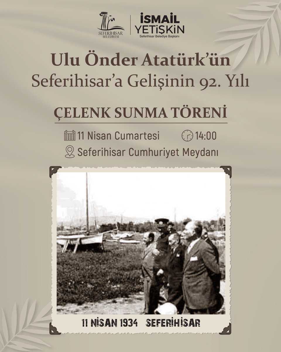 Seferihisar Belediyesi tweet media