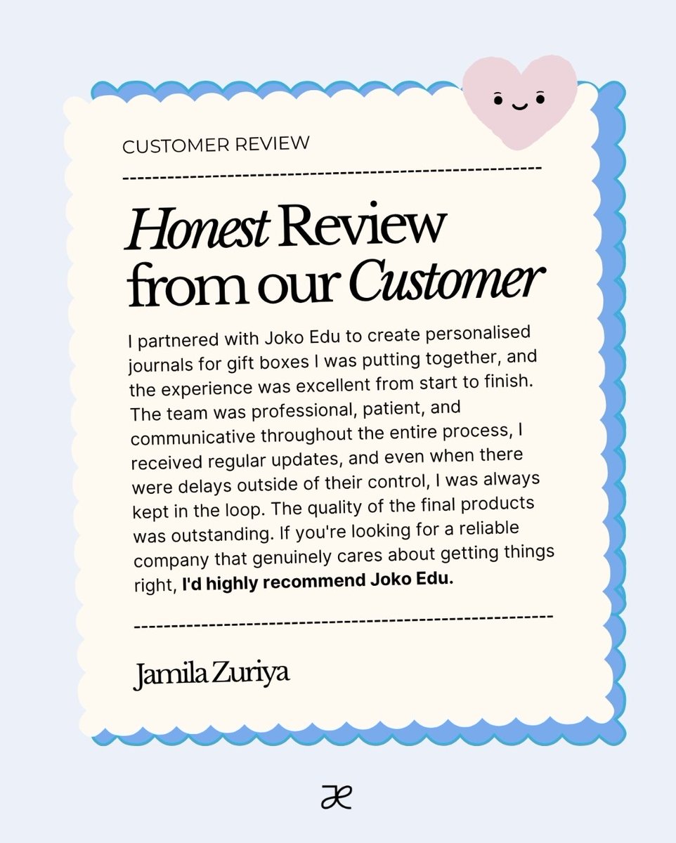 Joko_Edu's tweet photo. Built on trust. Proven through experience.

We're grateful for every client who chooses us, and even more for those who take the time to share their experience.

Thank you for trusting us with your stories.

#MyJokoEdu #JournalsInLagos #VodacomGiganathi https://t.co/XMF1Bh0OwY