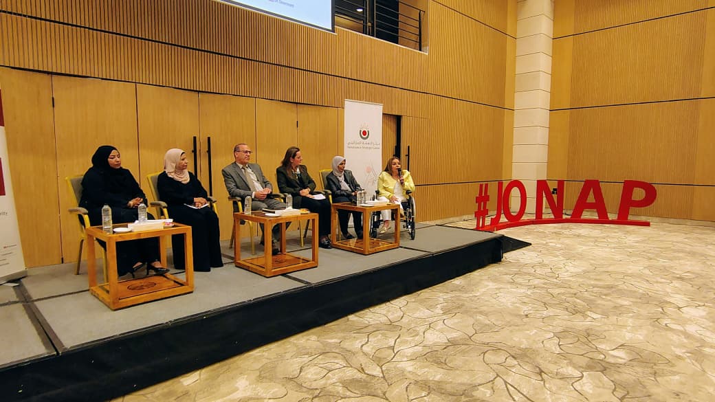 AR_Renaissance's tweet photo. #HappeningNow the National Dialogue to Introduce #TawasolNetwork first Panel Discussion – Voices from the South: Women’s Leadership and Local Implementation of #UNSCR1325 showcasing the experiences from the ground  @unwomenjordan

#JONAP #ForAllWomenAndGirls  #WomenLeadership https://t.co/A8vcejXhVS