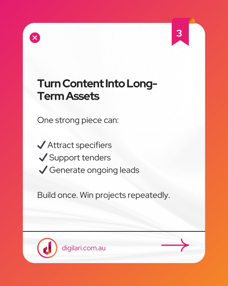 Digilari's tweet image. Most commercial construction brands are still treating content like a broadcast channel, posting updates and product shots and hoping someone bites.
#CommercialConstruction #B2BMarketing #ConstructionMarketing #ContentStrategy #LeadGeneration #GEO #DigilariMedia