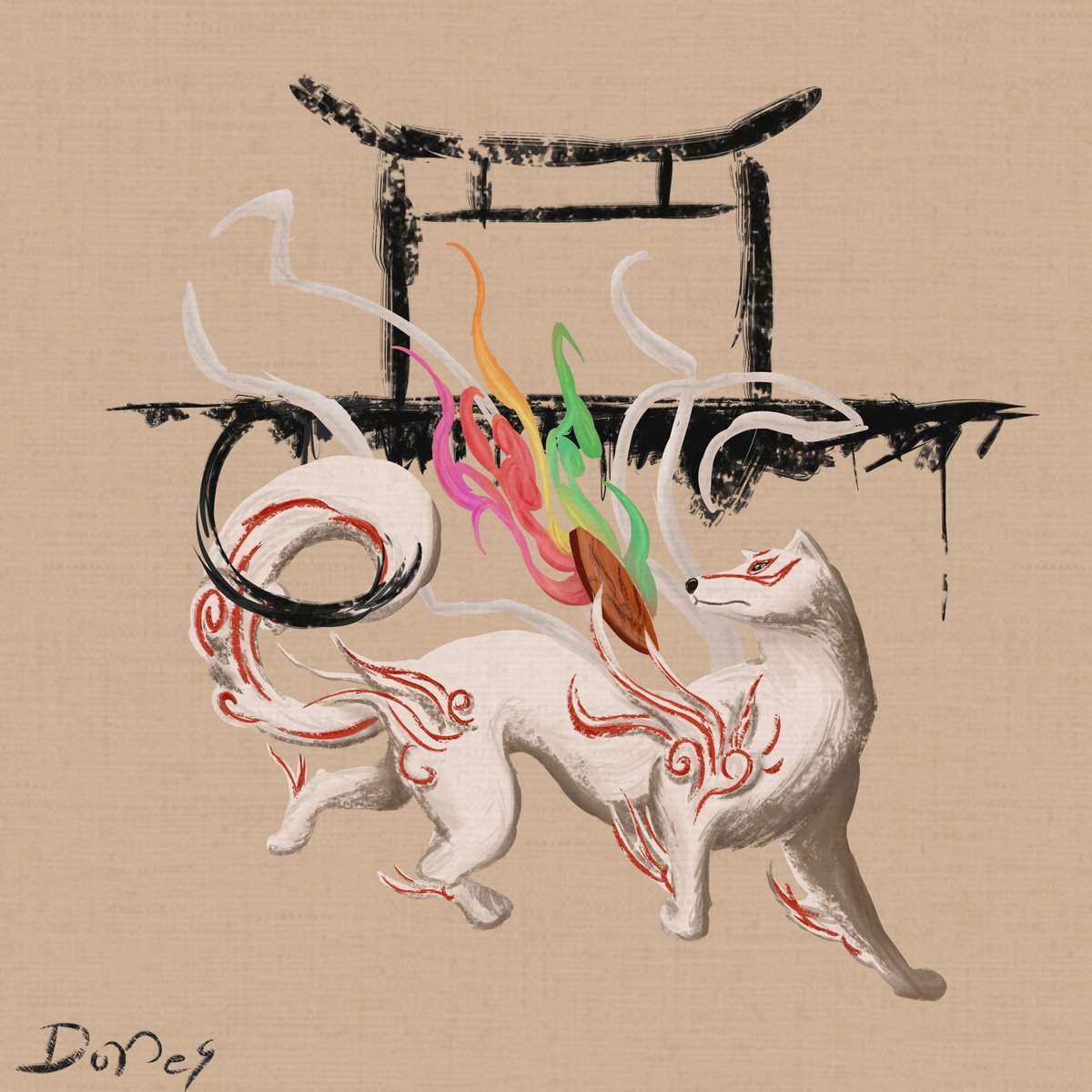 DovesB_'s tweet photo. Shiranui 🤍

#大神 #okami https://t.co/4zQlu6JscW