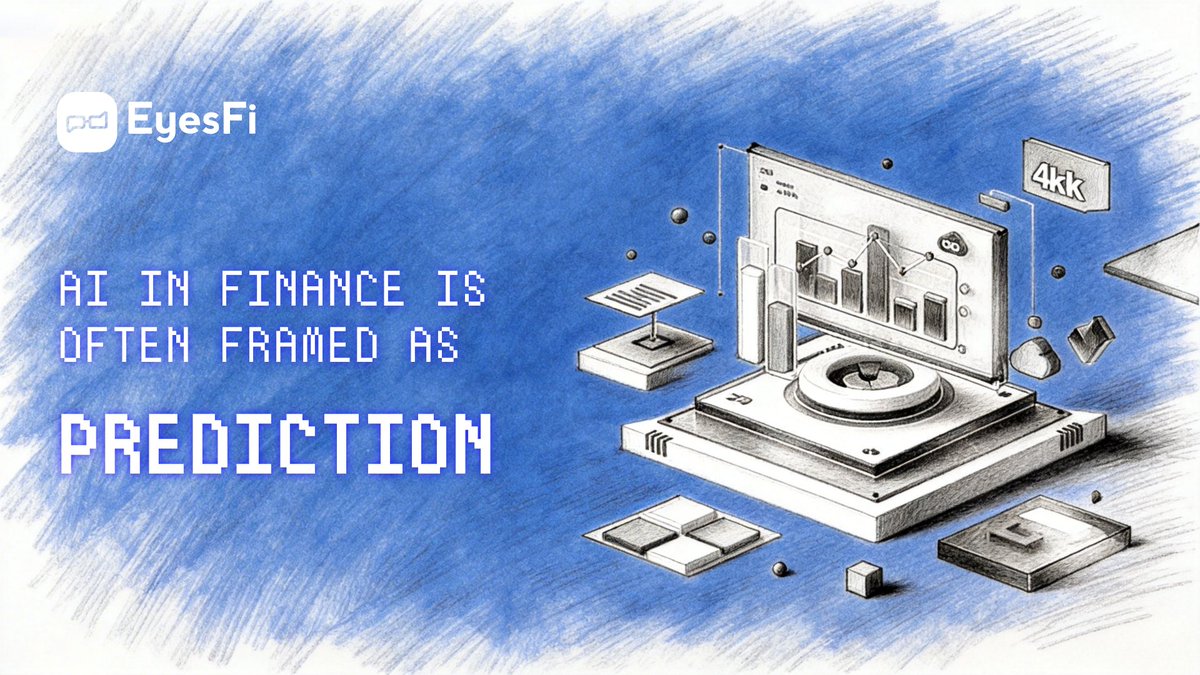 EyesFi_'s tweet image. AI in finance is often framed as prediction.

But prediction is fragile.
Interpretation is durable.

Eyesfi focuses on making behavior understandable —
because once behavior is clear,
price becomes less mysterious.
#AI #CryptoMarkets #Eyesfi