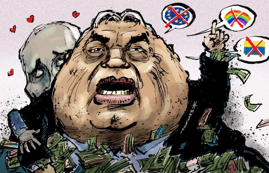 RT008's tweet photo. Amerikaanse vicepresident Vance bezoekt Hongarije vlak voor cruciale verkiezingen.Het hulpje van kleine Mussolini Trump moet kleine dictator Orban helpen.#verkiezingenHongarije https://t.co/eIxMHTeww4