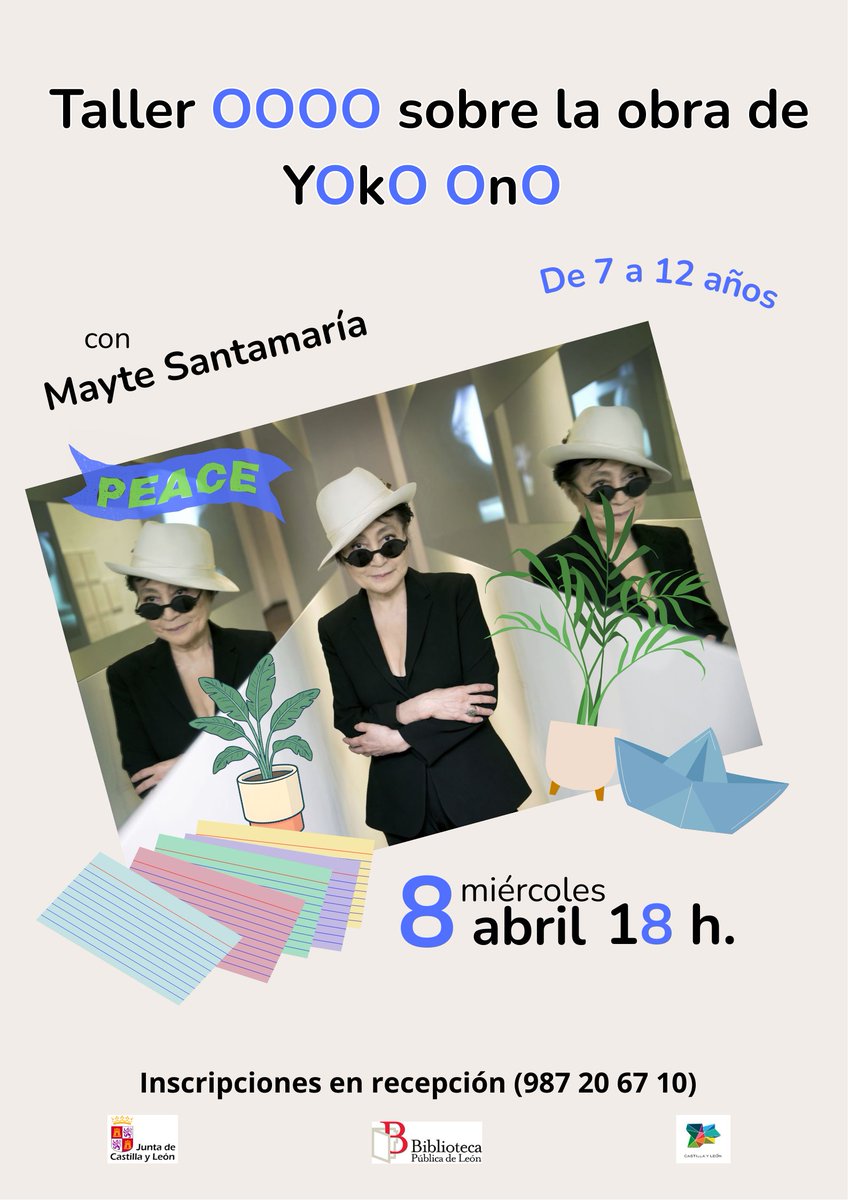 📍¡Aún quedan plazas!
🗓️Miércoles, 8 de abril
⏰18 h.
✍️Inscripciones en recepción (987 20 67 10)
